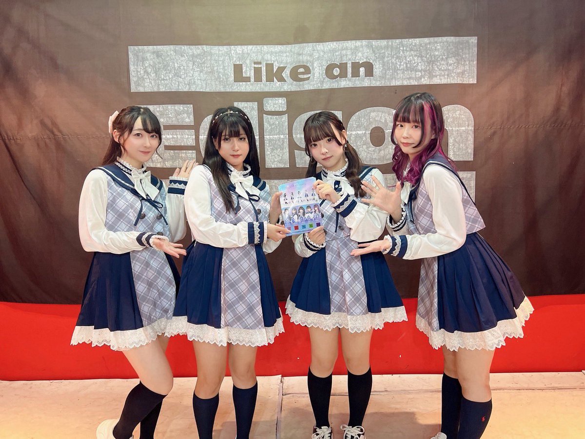 plest_official's tweet photo. 📖本日のおはなし📖
￣￣￣￣￣￣￣￣￣￣
本日は《せりか・むゆ・すざく・らな》の4名で広報活動を行いました✨

たくさんの方々がご興味を持ってくださり、
これからのストーリーがより一層楽しみです🎞️

明日はプレ活動期間、初のイベント出演です🎤🎵
是非ともこの物語を一緒に描いていきましょう‼️
- - - - - - - - - - - - - - - - - - 
2026年9月23日(水祝)心斎橋VARON
『偶像狂騒  ××××無規制××××』
📃 https://t.co/S3kI0fBVMm