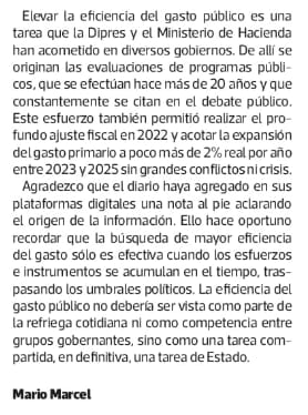 nico_grau's tweet photo. Recomiendo esta carta de Mario Marcel sobre el titular de La Tercera del día de ayer https://t.co/ff3a4Q9IUw