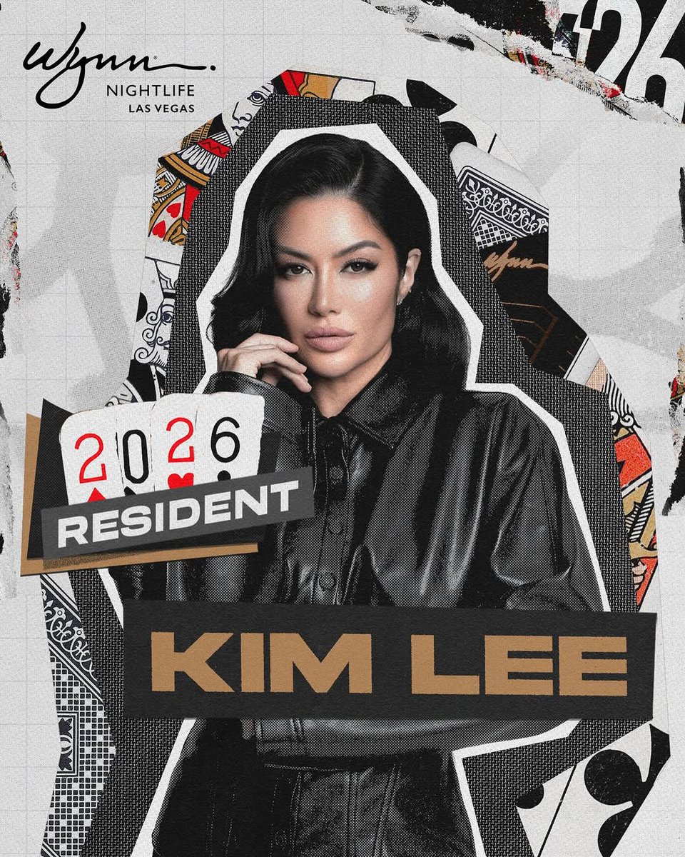 kimleen85j's tweet photo. The Wynn Nightlife family welcomes  for her 2026 residency! Get ready to party at  and  all year long! https://t.co/0qFebmgdMU