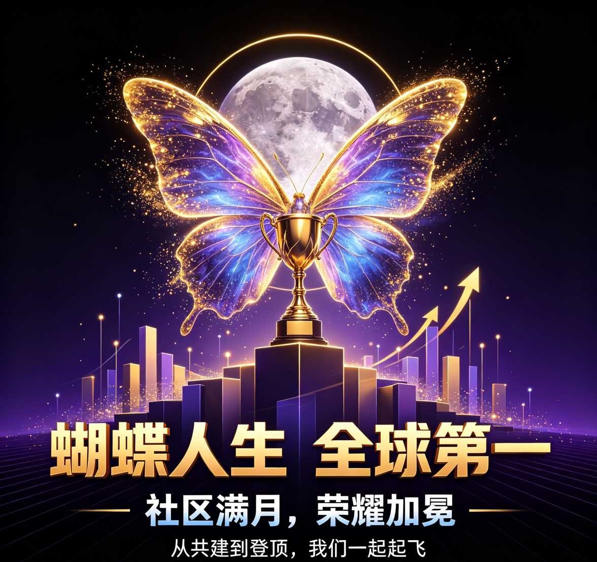 LuciaWuYan's tweet photo. 🦋 Congrats to Butterfly Life for holding #1! 🥇

We’re just getting started! 🚀
100x–10,000x potential ahead? 👀🔥

The crypto-equity trend is here.
Join us. Be part of the movement. 🦋 https://t.co/kQqfWGvNXX