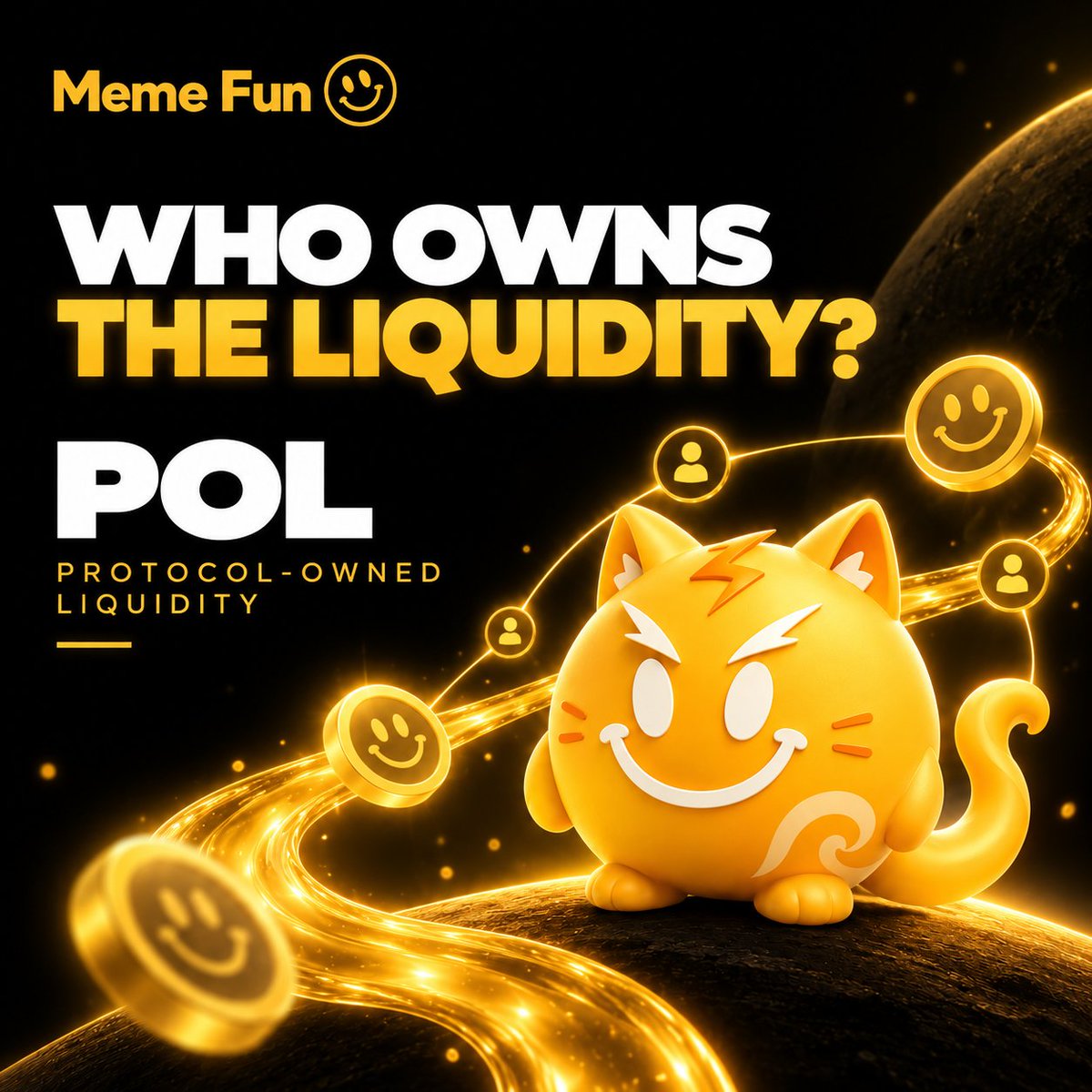 MeMe_fun01's tweet photo. WHO SHOULD OWN THE LIQUIDITY?
That question changes everything.

Traditional liquidity can come and go.
PoL asks a different question:
What if liquidity becomes part of the protocol itself?
This is one of the ideas behind the Alpha story.

Liquidity isn’t just fuel.
It’s infrastructure.