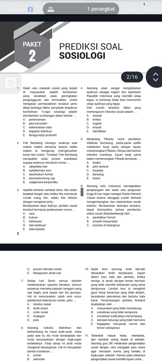 rayastudyspace's tweet photo. *[ LATIHAN SOAL PREDIKSI TKA ]* 

*‧˚✶ 🗂️ Ekonomi*
└➜ https://t.co/8uptWX7sfZ
*‧˚✶ 🗂️ Sosiologi*
└➜ https://t.co/ORuOao9RVp
*‧˚✶ 🗂️ Geografi* 
└➜ https://t.co/ghgUCGXokw
*‧˚✶ 🗂️ Antropologi* 
└➜ https://t.co/eXsgm9Dsto https://t.co/PgYRWuIzNS