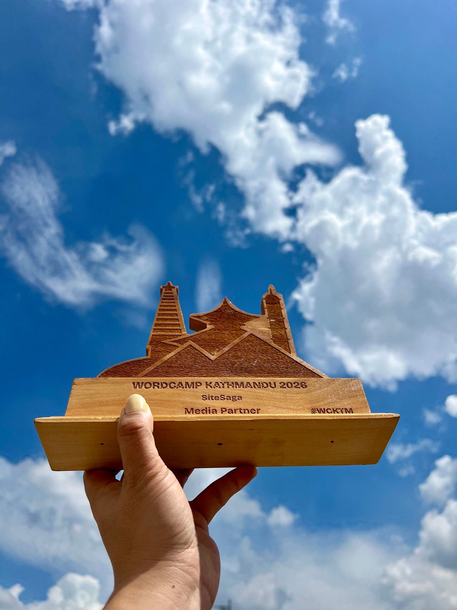 SiteSaga's tweet photo. Grateful to have been a Media Partner for WordCamp Kathmandu 2026 and part of this meaningful WordPress community event. 🙌
Thank you to @WCKathmandu for the opportunity, and congratulations on a successful event! 🎉
#WCKTM2026 #WordCamp #WordPress #WCKTM https://t.co/zqRVgtQwQA