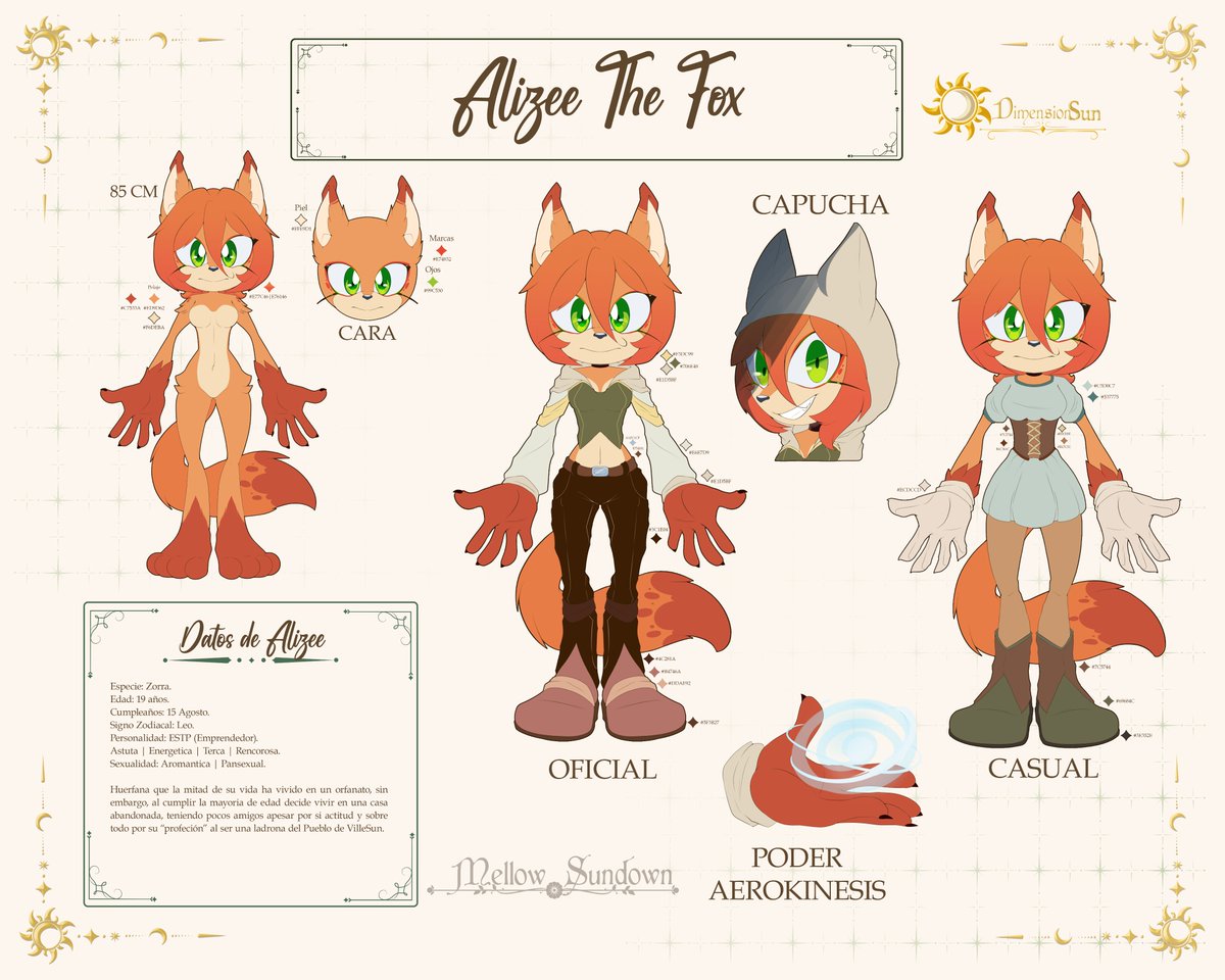 MellowVellum's tweet photo. 🌼⬫┆ Finally, I want to introduce Alizee; she's a thief but a very good friend of the group. He has a tragic past but he is a good person. ✨💚

#SonicTheHedghehog | #OC https://t.co/Qf8vX80Q3Z