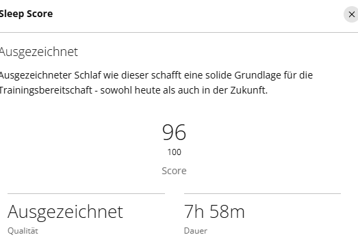 Ignazbertolqd's tweet photo. @CoachDanCole_ I had a heavy leg workout + 60m cardio afterwards yesterday AFTER 8PM. This was my sleep score: https://t.co/BjFnUvhtVl