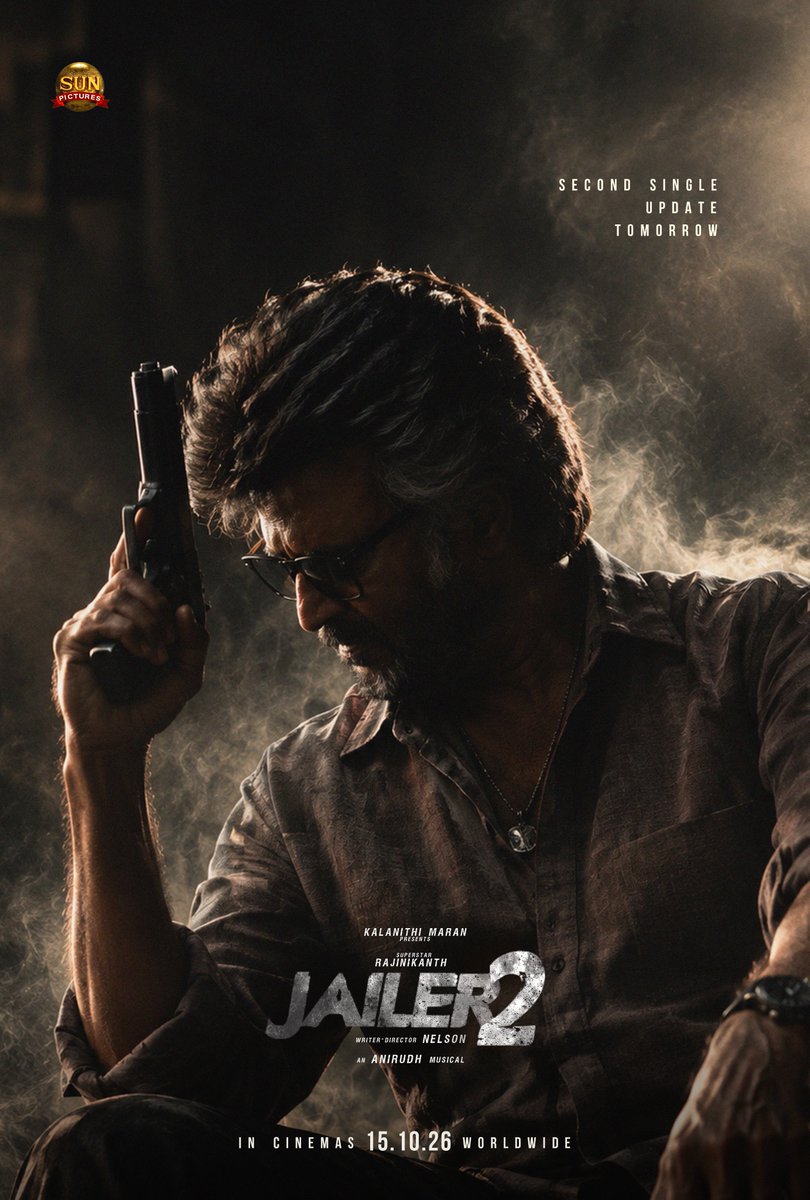 aravind_ravind's tweet photo. When the Tiger arrives, the hunt begins! 🔥 #Jailer2 Second single update tomorrow!

@rajinikanth @Nelsondilpkumar @anirudhofficial @sunpictures #Jailer2FromOct15 https://t.co/MYy25yJnCa