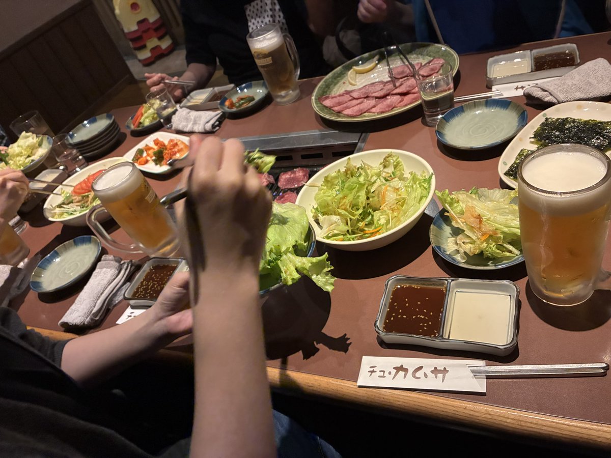 y3_1110's tweet photo. 焼肉🍖 https://t.co/wGUdPbg8j4