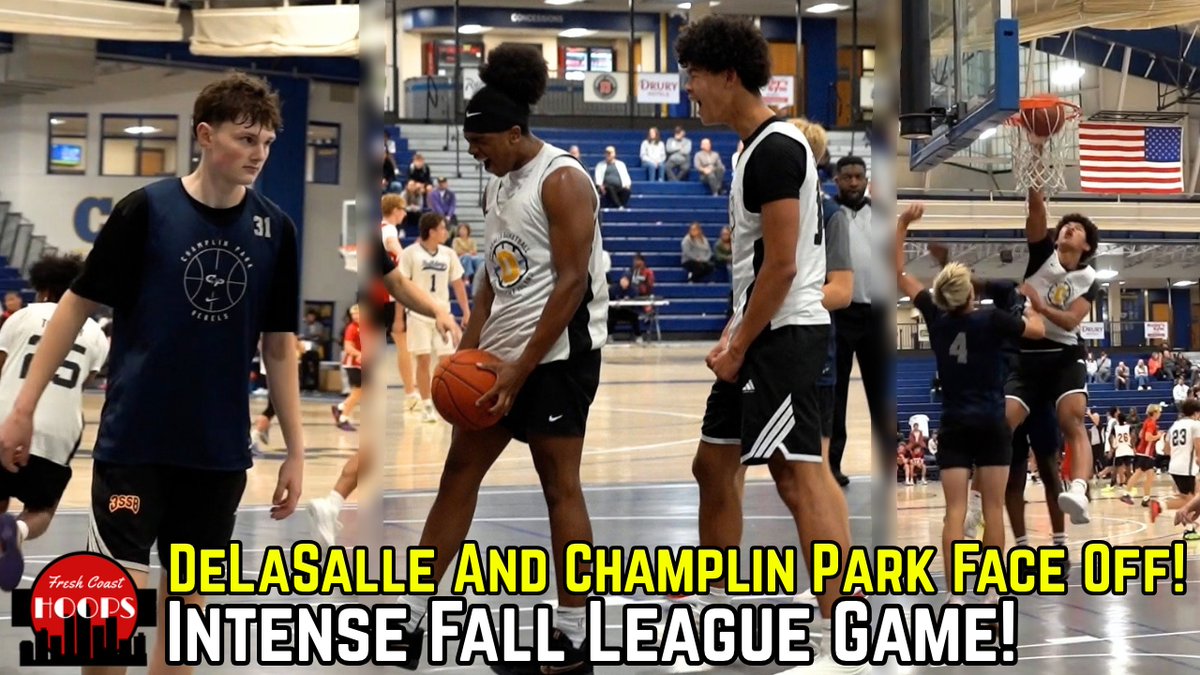 FreshCoastHoops's tweet photo. New Video!

DeLaSalle And Champlin Park Face Off At The @CSPBearsMBB Fall League! @JonasMccreary 

Full video: https://t.co/EOdtmcIxMT https://t.co/c6oXjU1Mco