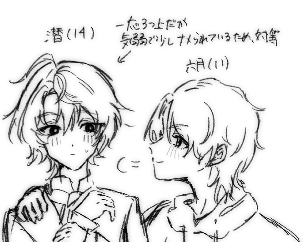 helpmeeee_18's tweet photo. これは捏造でしかない🎹さん(14)と🌙さん(11)落書き

⚠️六月容姿捏造 https://t.co/a4MPfETFZ8