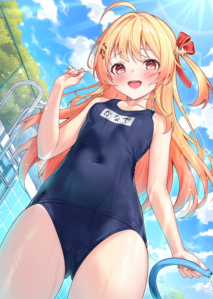shimo3620's tweet photo. スク水単体差分！
#Artnose https://t.co/SMwxqI9N48