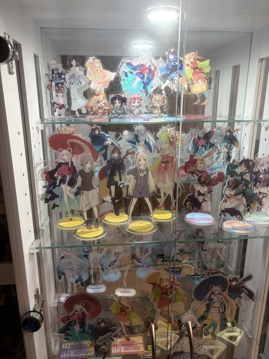 Luca120607's tweet photo. 超かぐや姫のために新しく買った棚がもう埋まりかけている事実w こっから来年はフィギュアとか追加されるんだから末恐ろしい… 
#超かぐや姫 https://t.co/w0Xe1Ae6gD
