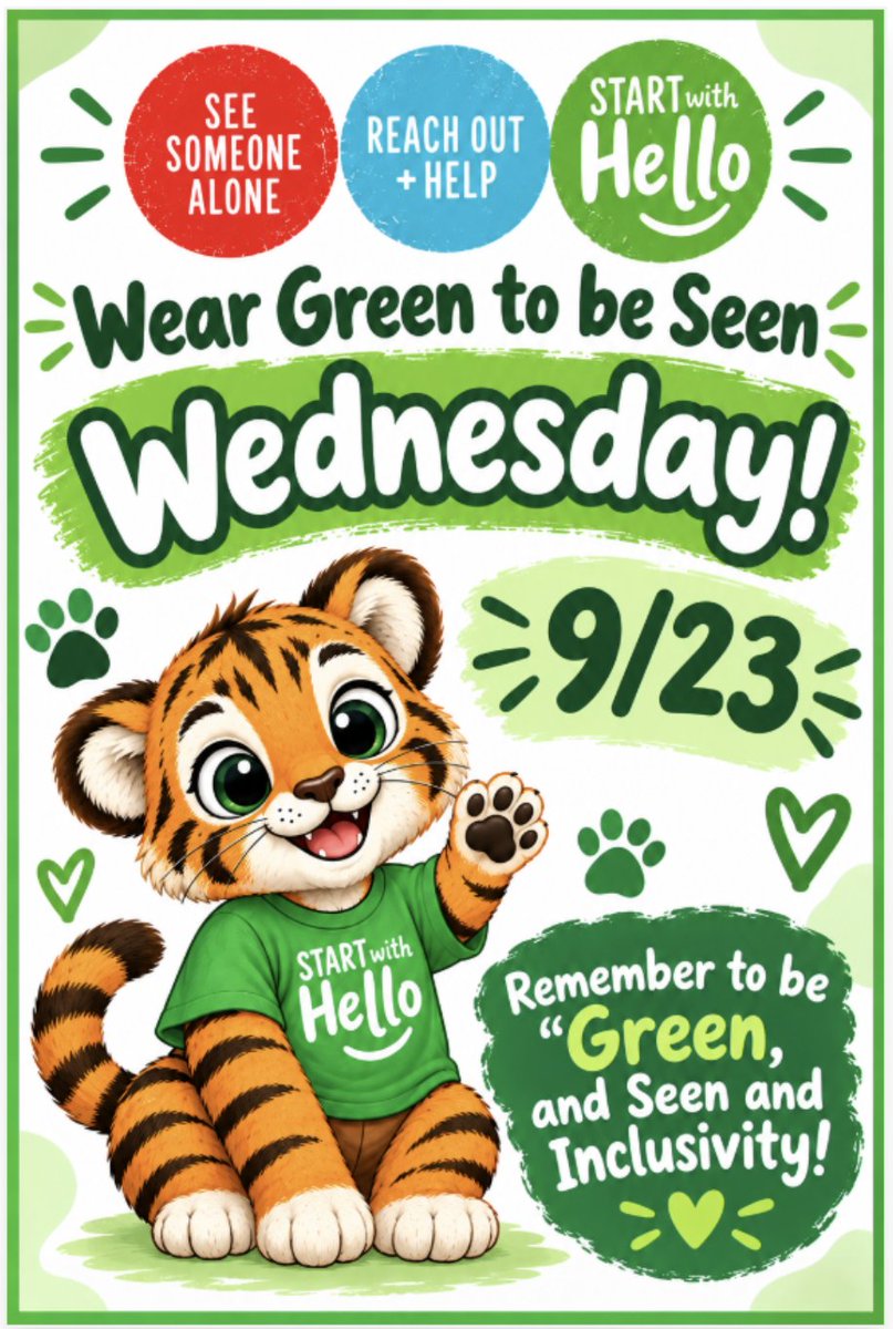 north_dover's tweet photo. At NDE, we support the Sandy Hook Promise and Celebrate Start With Hello week! #StartwithHello #ROARintoYourStory https://t.co/8XlUfMwTcQ