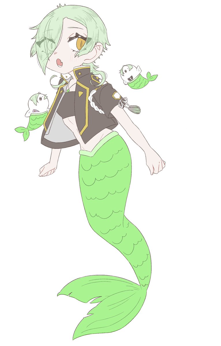 _marimo_gumi's tweet photo. 人魚妹 https://t.co/A57G1gTdcG