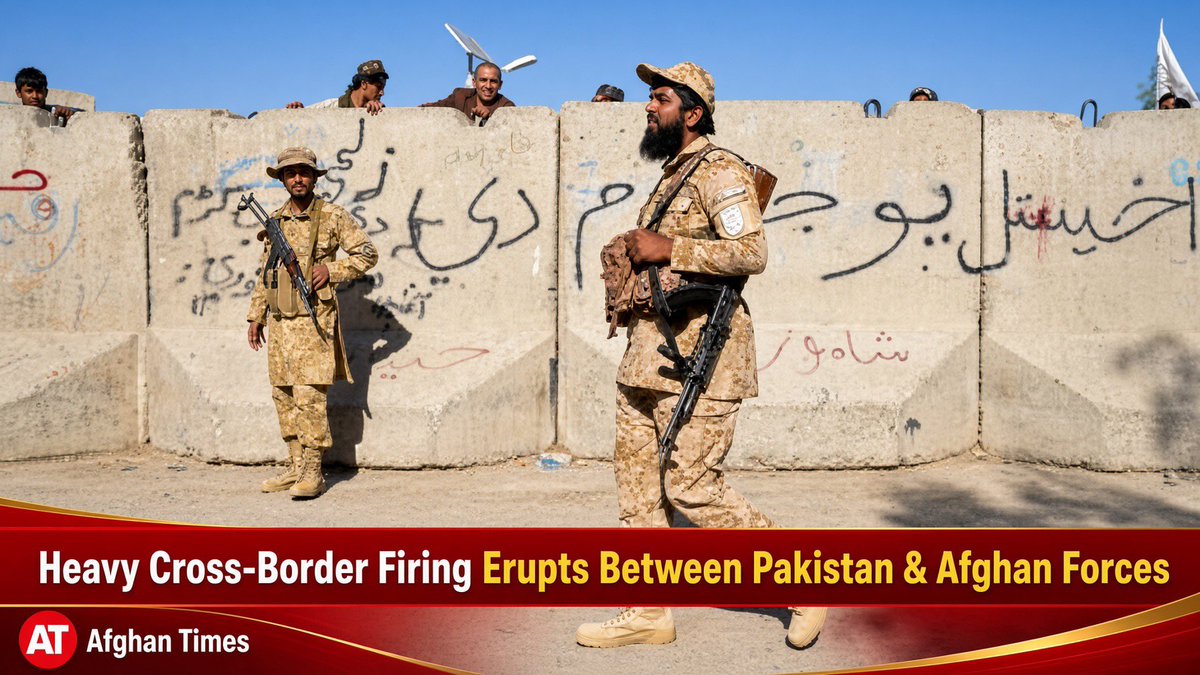BREAKING: Intense Cross-Border Clashes Between Pakistan and Afghanistan Forces Erupt