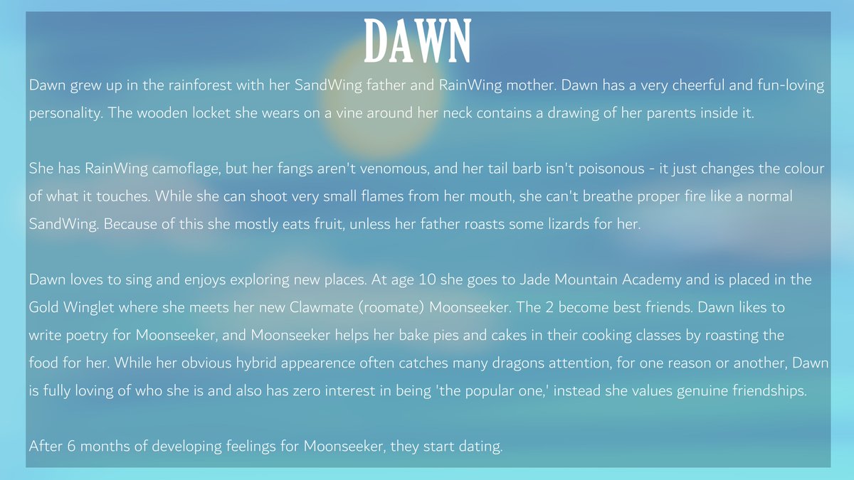 EmeraldDragon21's tweet photo. Reposting for Dawn's ref sheet because I didn't realise the first one came out so bright when I uploaded it :( https://t.co/J1MsDYQTyd