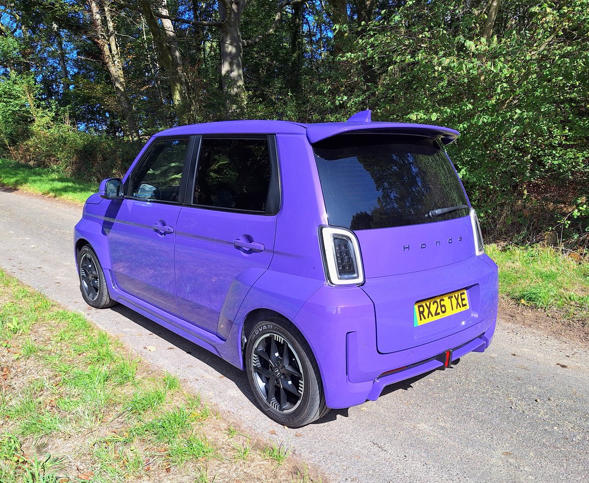 garethherincx's tweet photo. I've just spent a week with the dinky little Honda Super-N city car. Nimble and surprisingly spacious, it's priced from just £18,025 and it's one of the most entertaining EVs on the road 👍 https://t.co/Mb5n52Atji
