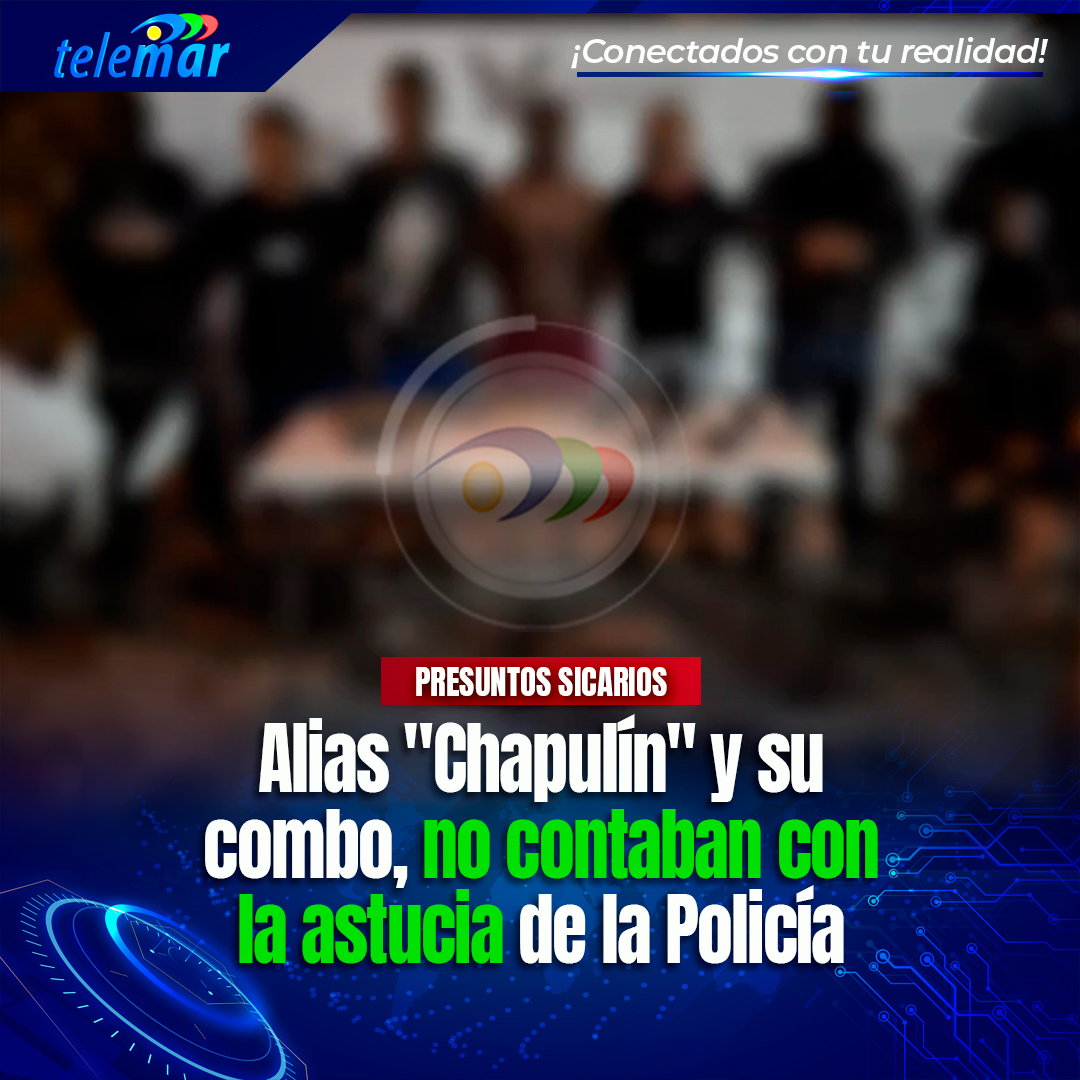 Telemartv23's tweet photo. 🚨#Esmeraldas |  La Policía Nacional capturó en Esmeraldas a alias "Brayita", "Canchingre", "Chapulín" y "Batata", presuntos miembros de Los Lobos vinculados a sicariatos. Se incautaron armas, municiones y motos.
👉🅻🅾🆂 🅳🅴🆃🅰🅻🅻🅴🆂: 🔗 https://t.co/eU5EC2zJt9 https://t.co/e2TpZwvkAD