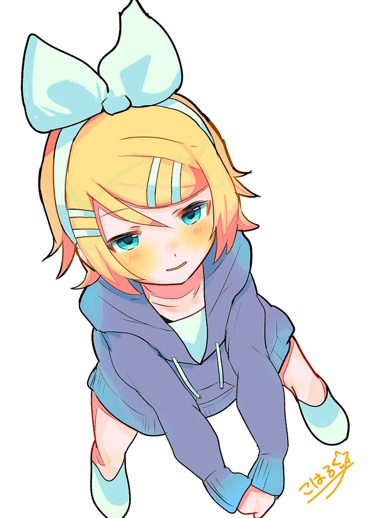 koharuku1014's tweet photo. #鏡音リンぶかぶかパーカー部 https://t.co/oYhpktv1ma