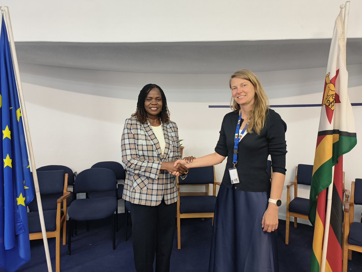 unwomenzw's tweet photo. Advancing Strategic Partnerships #ForAllWomenAndGirls @UN_Women Regional Director @annamutavati met with @euinzim 🇪🇺 and @SwissEmbZim🇨🇭to reflect on the current funding landscape, reinforce ongoing partnerships on #GenderEquality &amp; explore new opportunities for future cooperation https://t.co/cDiha0ywBe