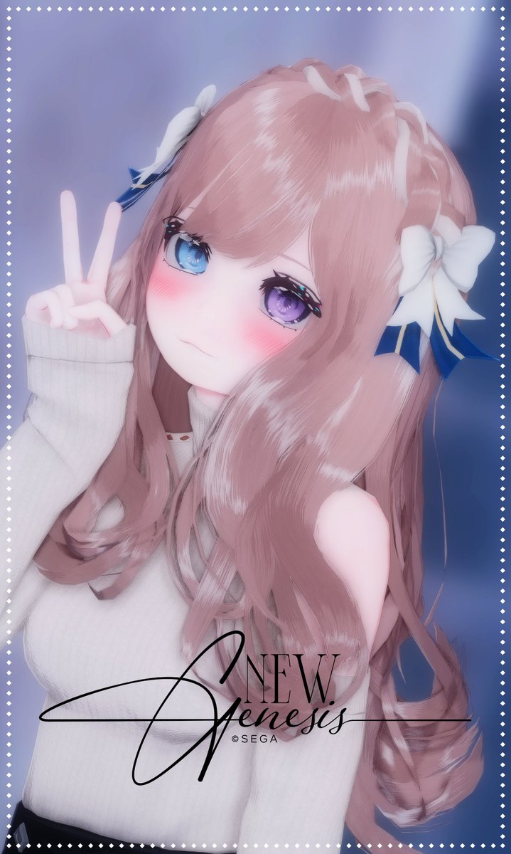 nyanko_1teacher's tweet photo. ピス✌️
#PSO2NGS_SS 
#メンテの日じゃないけどssを貼る https://t.co/aSXWnbhtme