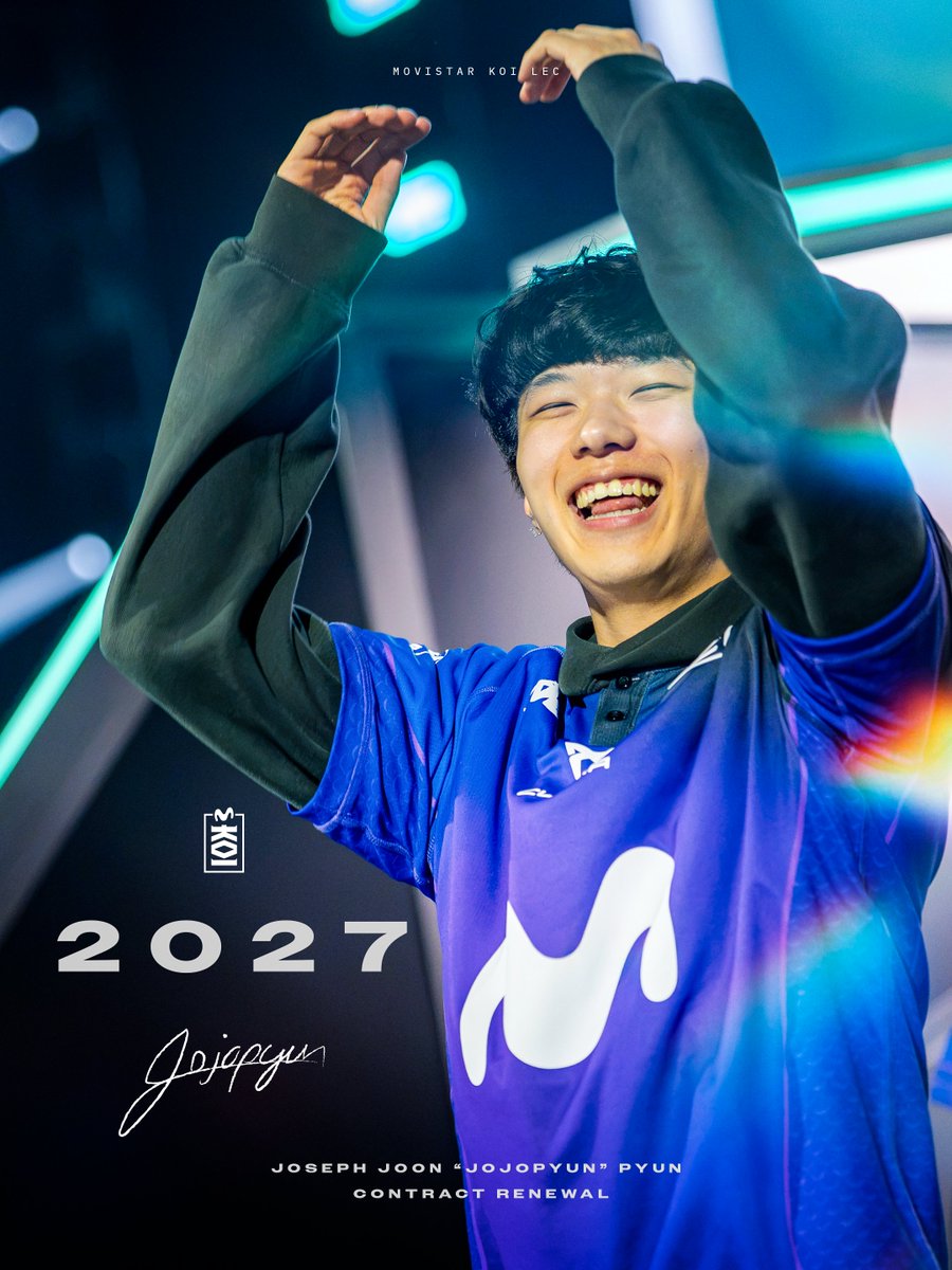MovistarKOILoL's tweet photo. Jojopyun 2027. 

Soñemos. Juntos. 

#goMKOI #MKOIWIN https://t.co/TizExdEMbS