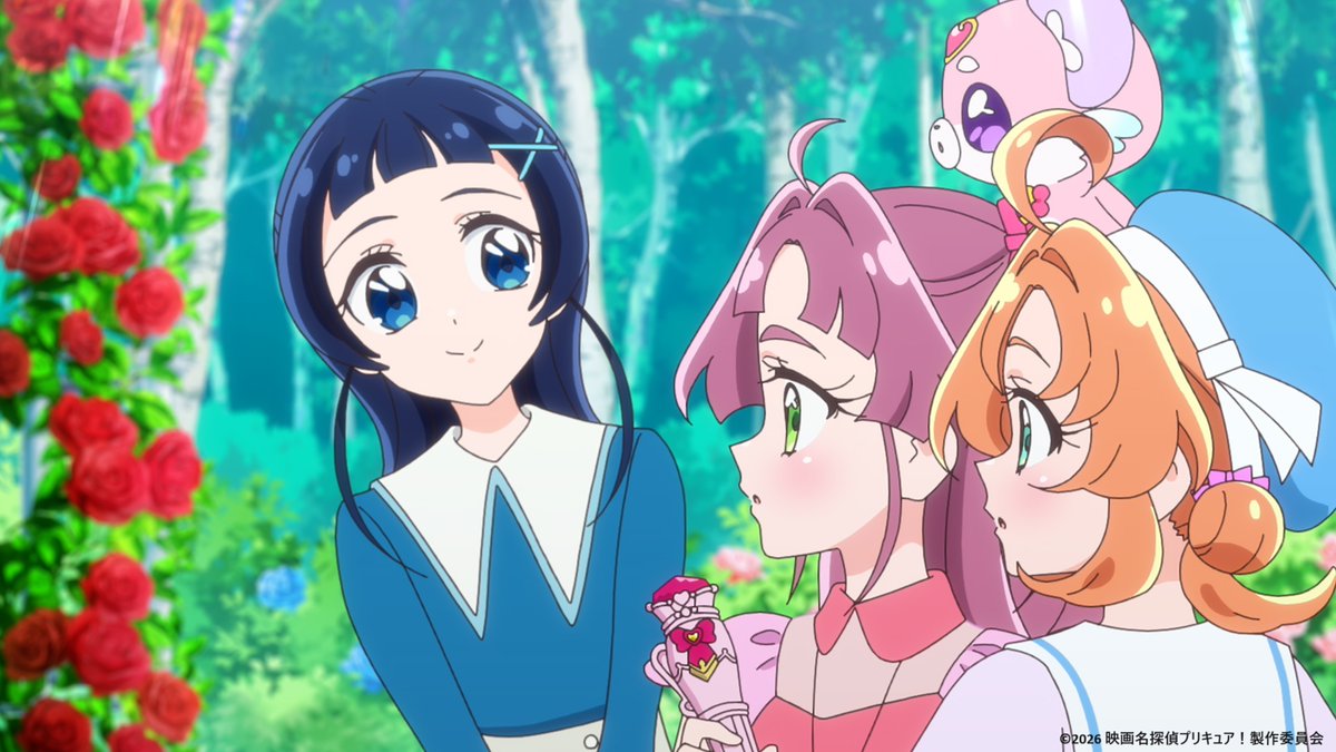 precure_movie's tweet photo. *❤︎┈┈
⠀⠀場面写真が届いたよ🔎
⠀⠀⠀⠀⠀⠀　　　⠀⠀⠀⠀┈┈❤︎*
かりんの庭から
キラッキランランな歌声が
聞こえてきたよ🎤🎵
⠀
#キミプリ の活躍にも注目してね🎀
⠀
#映画たんプリ 大ヒット上映中 🎬
#たんプリ #プリキュア https://t.co/YTfYjLmyVn
