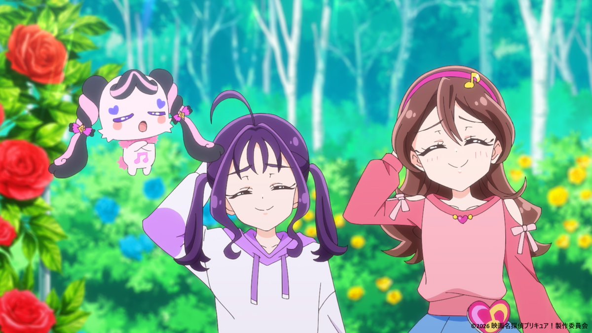 precure_movie's tweet photo. *❤︎┈┈
⠀⠀場面写真が届いたよ🔎
⠀⠀⠀⠀⠀⠀　　　⠀⠀⠀⠀┈┈❤︎*
かりんの庭から
キラッキランランな歌声が
聞こえてきたよ🎤🎵
⠀
#キミプリ の活躍にも注目してね🎀
⠀
#映画たんプリ 大ヒット上映中 🎬
#たんプリ #プリキュア https://t.co/YTfYjLmyVn
