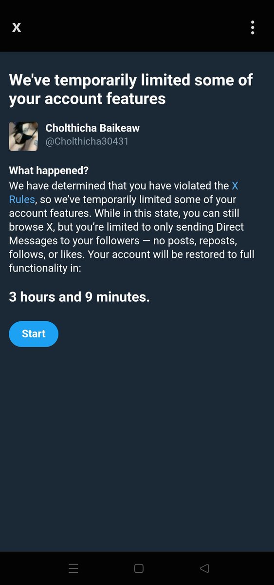 Cholthicha30431's tweet photo. ฉันกลับมาแล้วทุกคนนน bro i didn't do anything wrong but got banned by this app 😔 https://t.co/uVoxsEmTTL