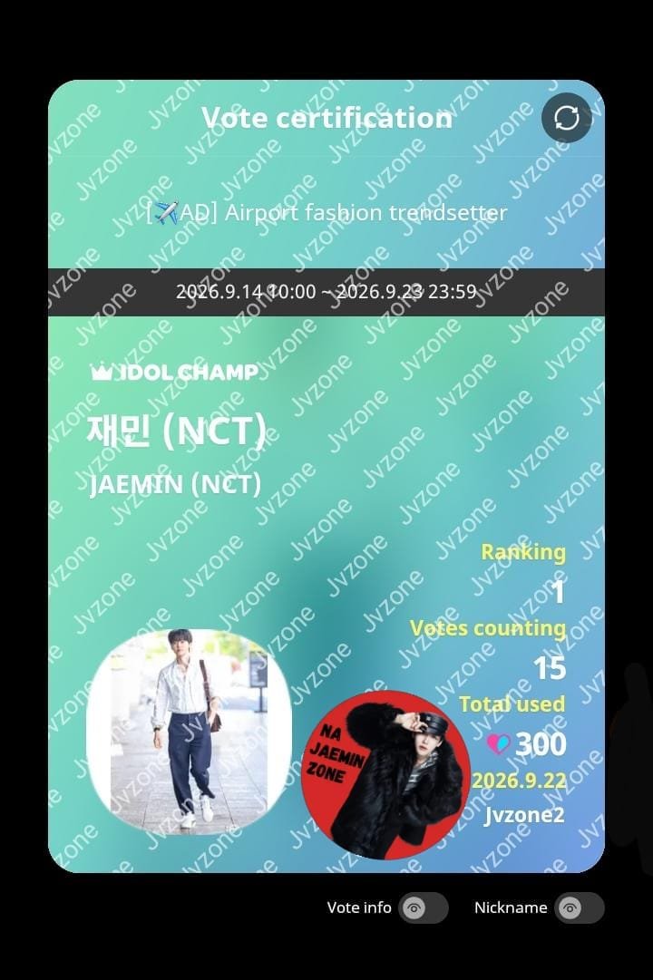 forNJM813's tweet photo. 📢 IDOL CHAMP
D-1

Nanadoongies, tinggal sehari lagi, yuk kita kencengin votenya!!!
Yuk kita usahain JAEMIN NAMPANG dilayar Incheon Airport!!! 🥹🙏🏻

https://t.co/o093napwcu…

#VoteforNAJAEMIN #โหวตเพื่อแจมิน 
#JAEMIN #재민 #NCT재민 #VoteJAEMINonIDOLCHAMP https://t.co/RzZFHL1jaS