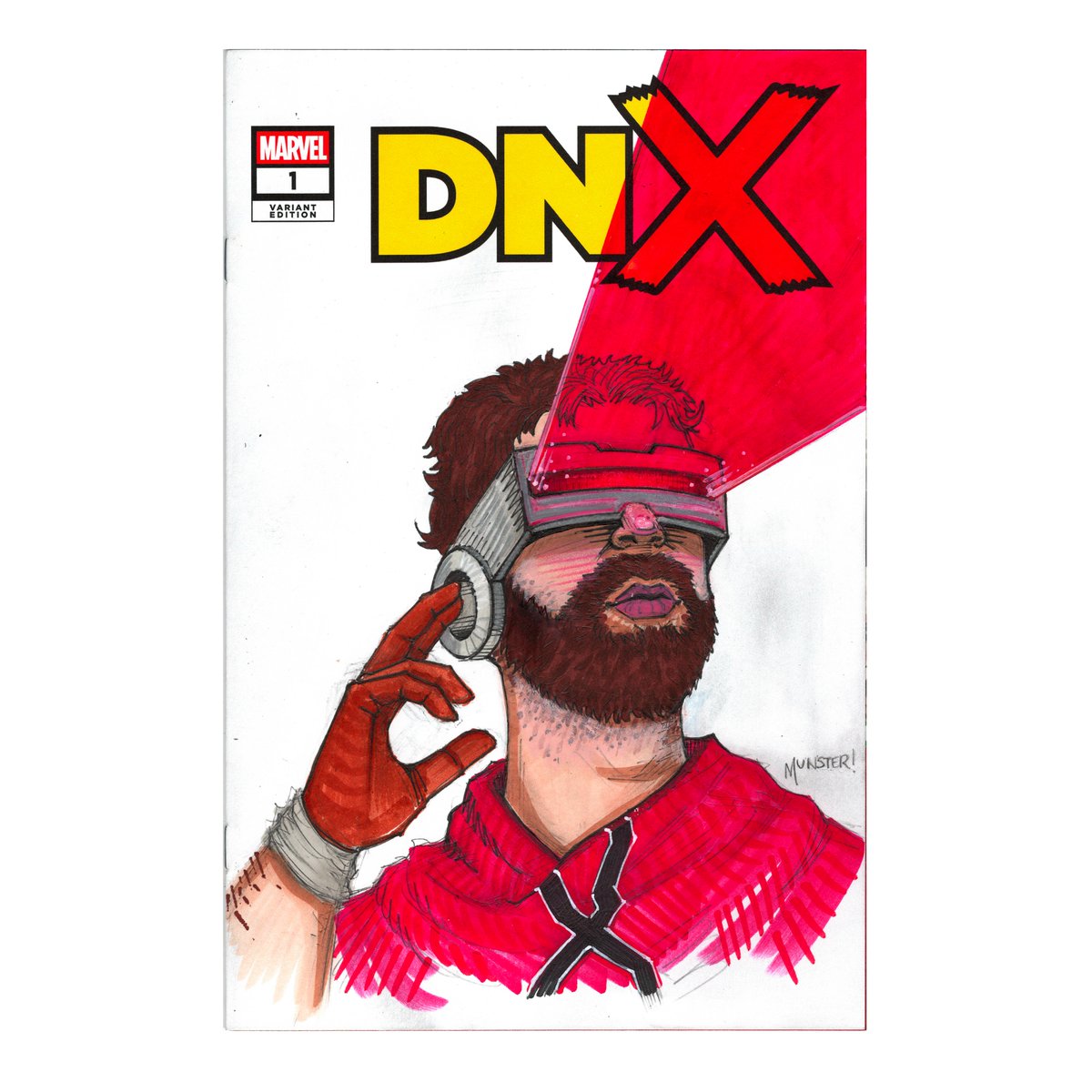 thecomicartist's tweet photo. DNX sketch cover, now with colour❗️
My take on the 'age of revelation' cyclops fit.
#xmen #cyclops #dnx #sketch #comic #art https://t.co/yOYOw2kLhp