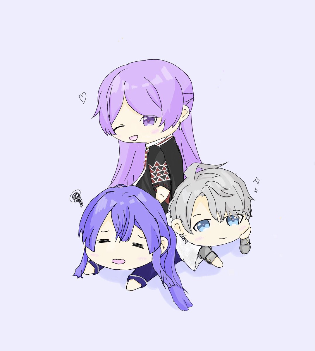 Antofu_1025's tweet photo. 年齢順に下から描いてみた✨️

 #桜魔の土産 
 #描いた晴  #上弦画  #長尾百景 https://t.co/IaNKNfvPpF