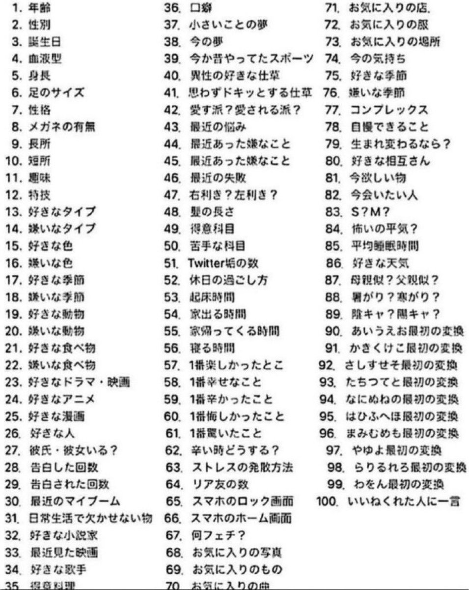 aruhcm's tweet photo. #フォロワーさんが気になってる項目の番号をリプしてくれるから正直に答える 
こういうの、やってみたかったんですヨネ https://t.co/o65ekd1QiT