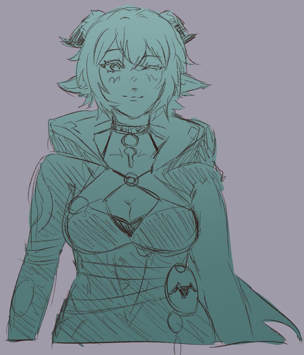 Crowtomic's tweet photo. I will never get tired of drawing lucia 
#artmoots #zzz #lucia #zenlesszonezero https://t.co/I6Adh7SJSF