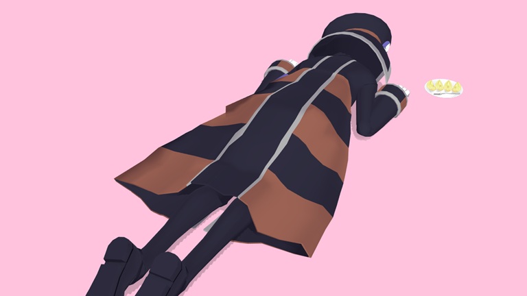 Marusime_mmd's tweet photo. わりと昔から折り重なる布表現はやってるんだけど動画や静画では基本映さないため見えてない。
(メルティランドナイトメア動画の時にもやってた)
完全に趣味。 https://t.co/LNtO2InaNT