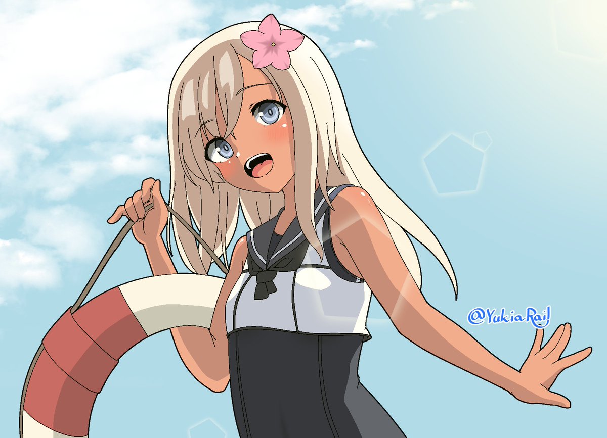 YukiaRail's tweet photo. ですって！
#艦これ版深夜の真剣お絵描き60分一本勝負
#艦これ版真剣お絵描き60分一本勝負_20260922 https://t.co/2VWwcUvSF5