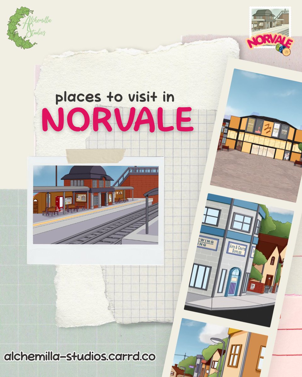 Alchemil_Studio's tweet photo. 🏙️Locations Introduction

Starting from tomorrow, we'll be showing off some of the places you'll visit in Norvale!
It seems Morgan has written down some personal notes about them so please look forward to it ✨

#norvalevn https://t.co/3hbwh0V9z1