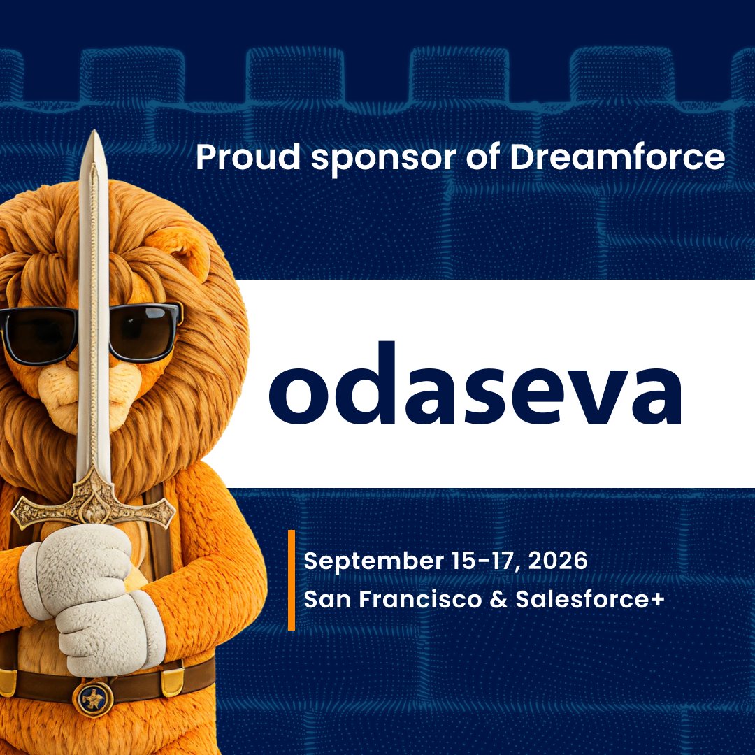 Dreamforce's tweet photo. That’s a wrap on #DF26! @Odaseva shared strategies for protecting enterprise CRM data, and achieving seamless data security and management across complex environments. Missed their sessions? Learn more at https://t.co/BVqmI0MKQr #ad https://t.co/GQbzRXOikK