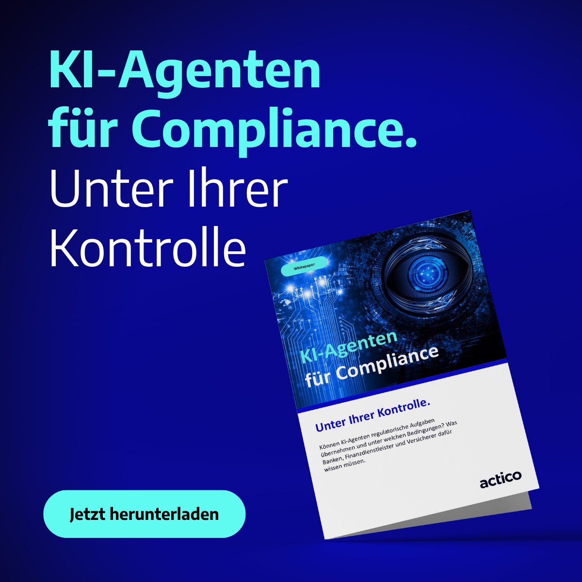 ACTICO_de's tweet photo. Compliance-Teams im Finanzsektor freuen sich jetzt auf mehr KI-Unterstützung durch KI-Agenten.

Im Whitepaper für Sie:
- Wie KI-Agenten in Compliance funktionieren
- Regulatorische Leitplanken
- KI im Adverse Media Screening
- Mehrwert

https://t.co/HL5VNOthCh

#banken https://t.co/8IBWtOsbez