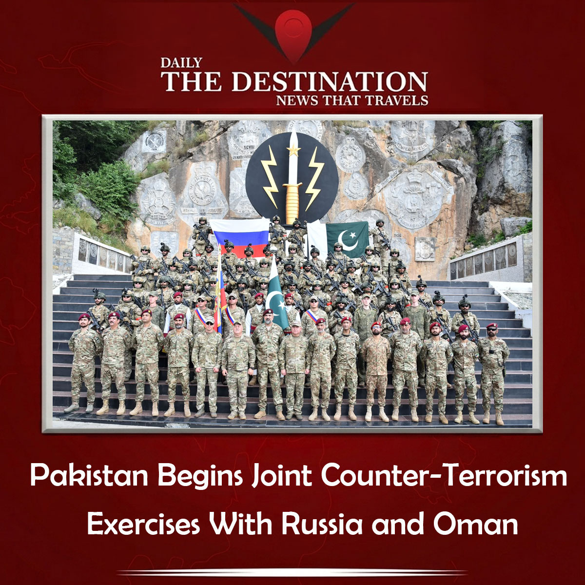 DailyTheDestin's tweet photo. Pakistan Begins Joint Counter-Terrorism Exercises With Russia and Oman
#PakistanArmy #Russia #Oman #DruzhbaIX #MountainLynxII #WashaqAlJabalII #CounterTerrorism #MilitaryExercise #DefenceCooperation #PakistanRussia #PakistanOman #Interoperability #NCTC #Cherat #Pabbi #ISPR @OfficialDGISPR @PakArmy @modgovpk @RusEmbPakistan @OmanEmbassyPK
https://t.co/Bbh3iyjCXY