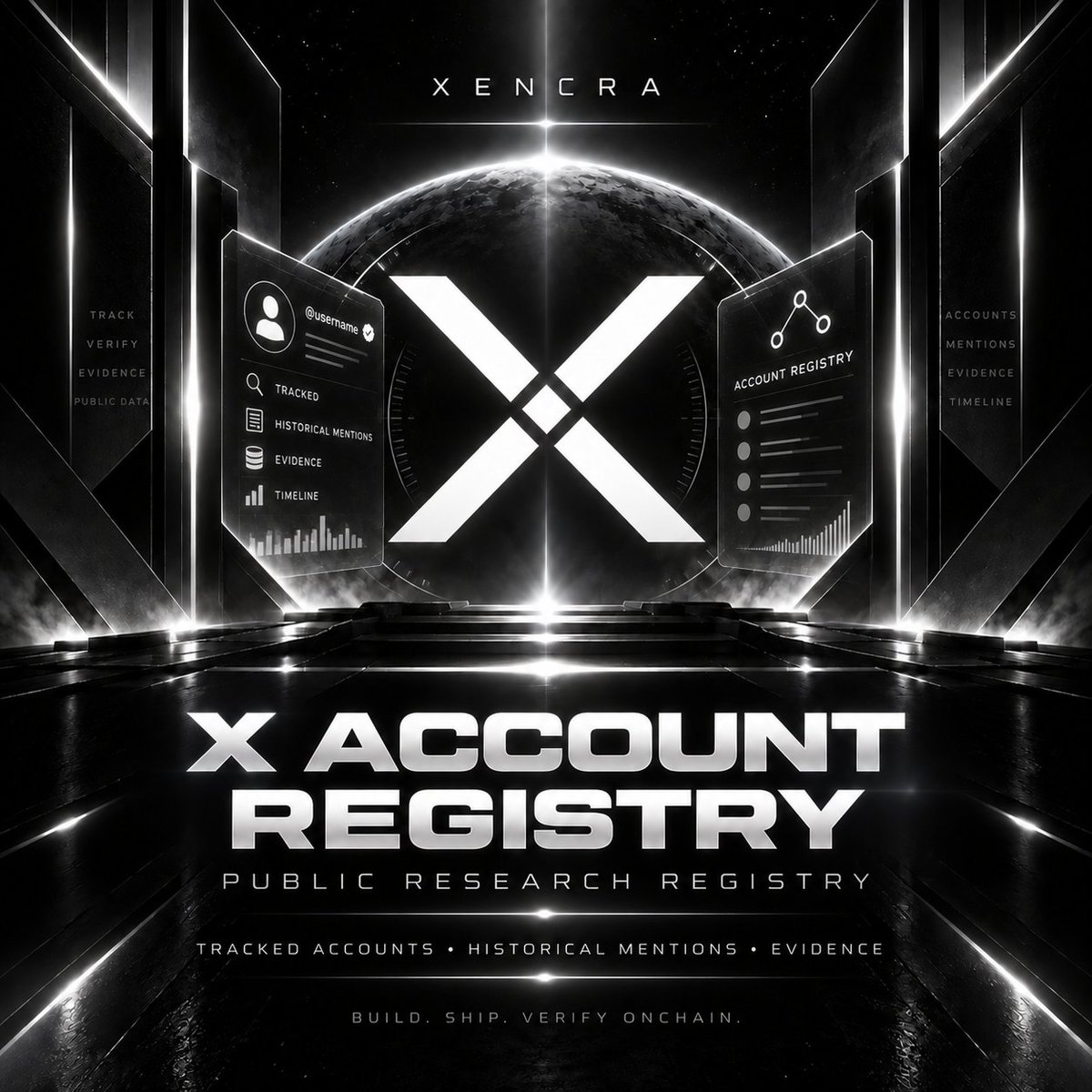 xencra_'s tweet photo. XENCRA X REGISTRY

Public research infrastructure for X.

The Registry tracks relevant accounts, historical term mentions and verification evidence in one place.

First verified project linkage: $UPTOBER.

Current coverage includes:

• 7 tracked X accounts
• historical “Uptober” mentions
• account-level timelines
• original source posts
• post IDs and timestamps
• evidence capture records
• content hashes

Example: Robinhood Crypto currently has 5 captured public “Uptober” mentions from October 2024, each linked back to the original post.

The purpose is not to imply endorsement or affiliation.

It is to preserve verifiable public evidence of what was said, by whom and when.

Public data.
Traceable evidence.
Better context.

https://t.co/PDBUMzmvBm

Build. Ship. Verify.