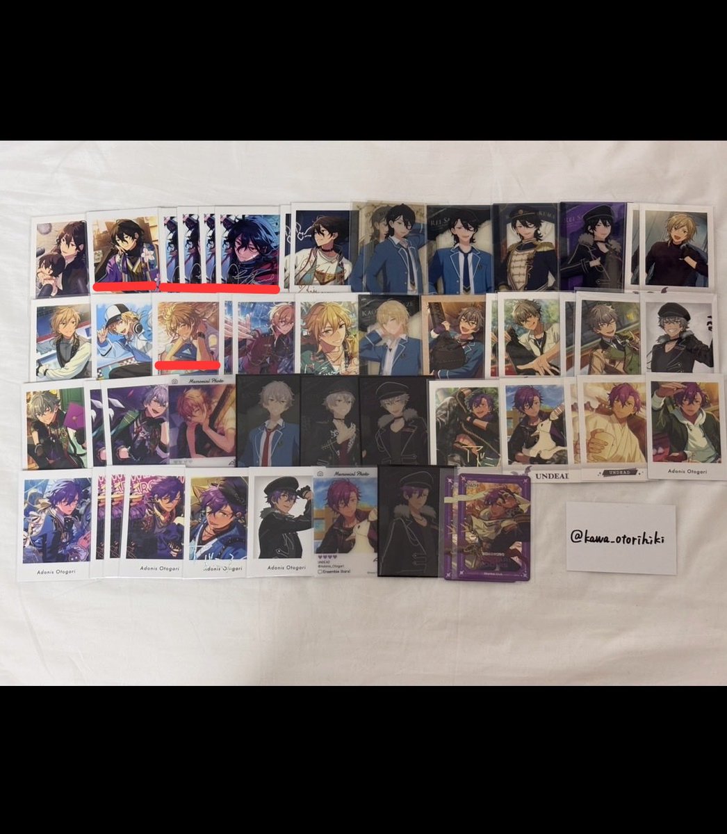 v68ih's tweet photo. @kawa_otorihiki 初めまして、検索より失礼いたします。

お手渡しのみの募集ポストでしたら申し訳ございません💦

当方画像の品を所持しているのですが、お写真をお借りしまして、赤線を引かせていただいたお品物と郵送での交換は可能でしょうか？

お手数をおかけしますが、条件外の内容でしたらリプ不要ですので❤↓ https://t.co/CStmJ1QmiJ