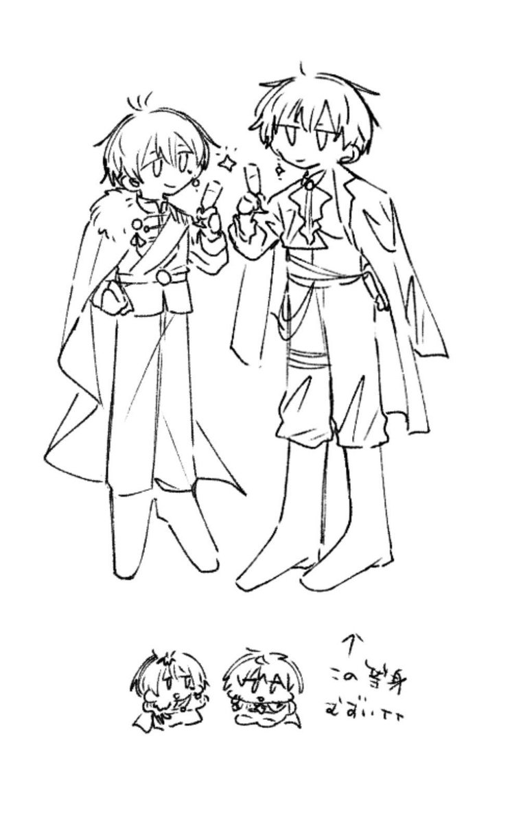 21_fyt's tweet photo. 1.ちいさいの（1番描きやすい）
2.たまに描く等身（少し描きにくい）
3.筆が乗らないと描けない全身（超描きにくい） https://t.co/c6OYbv8LxM