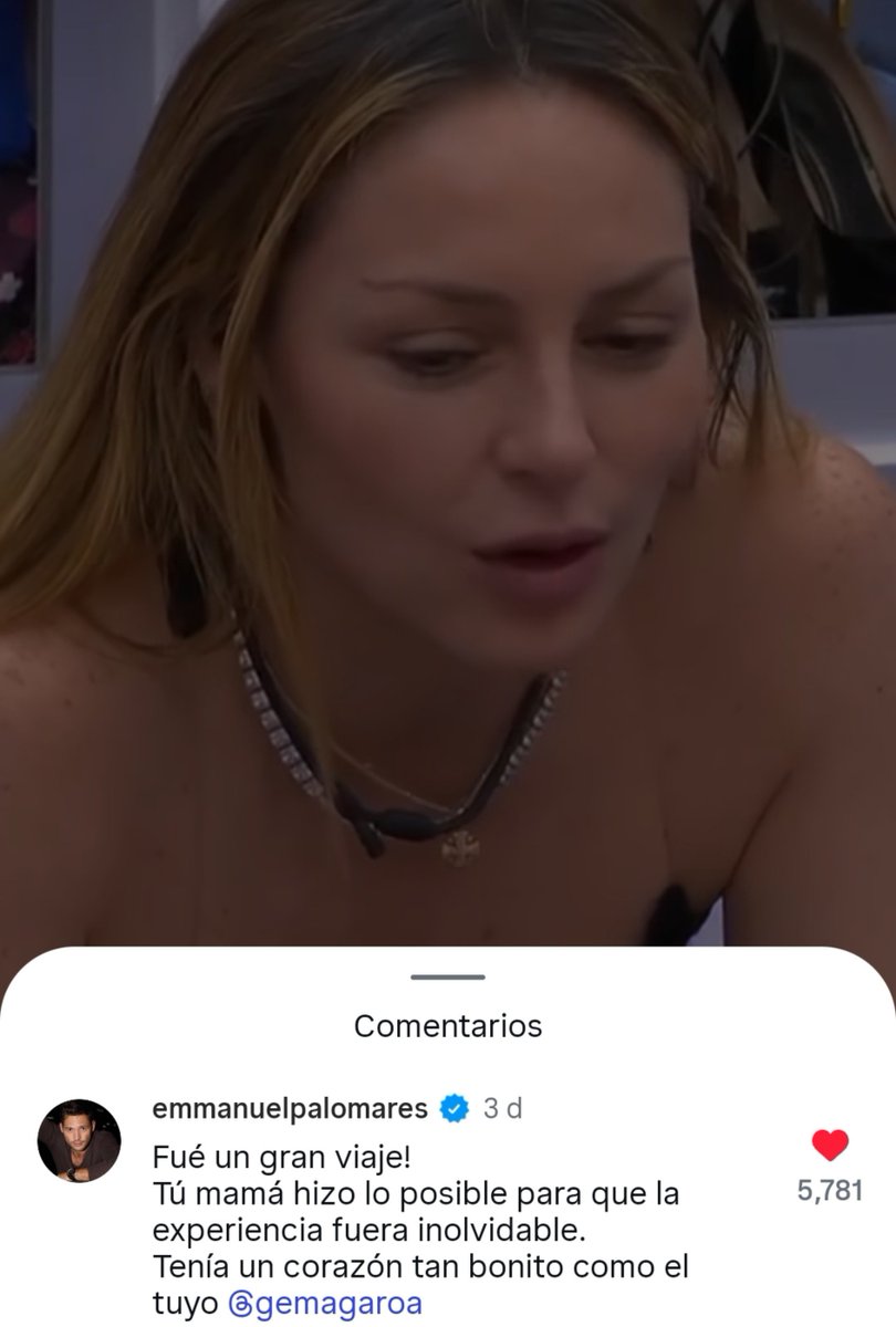 primamarquista's tweet photo. Amo que gema tenga el apoyo de un montón de actores y actrices 🪩🫶🏼

#LaCasaDeLosFamososMX https://t.co/Z9VqwAcxTB
