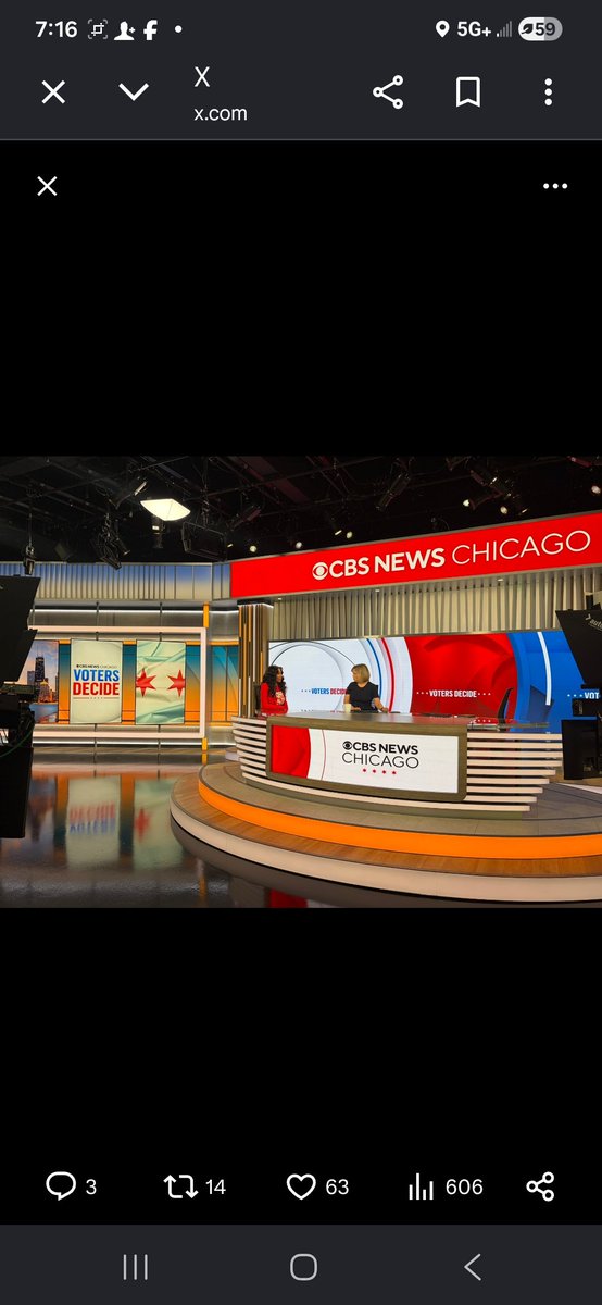 Dannic44's tweet photo. I'M HERE, CHICAGO!

I’m at @CBSNews Chicago this morning representing Chicago 
Citizens. 

I’m up early and ready to speak for the people of this city. 
Danielle Carter-Walters
2027 Chicago Mayoral 
https://t.co/FRBcC9YivY 

#ChicagoFlipsRed #DanielleCarterWalters #CBSChicago 
#ChicagoMayor2027 
#dannicforchi