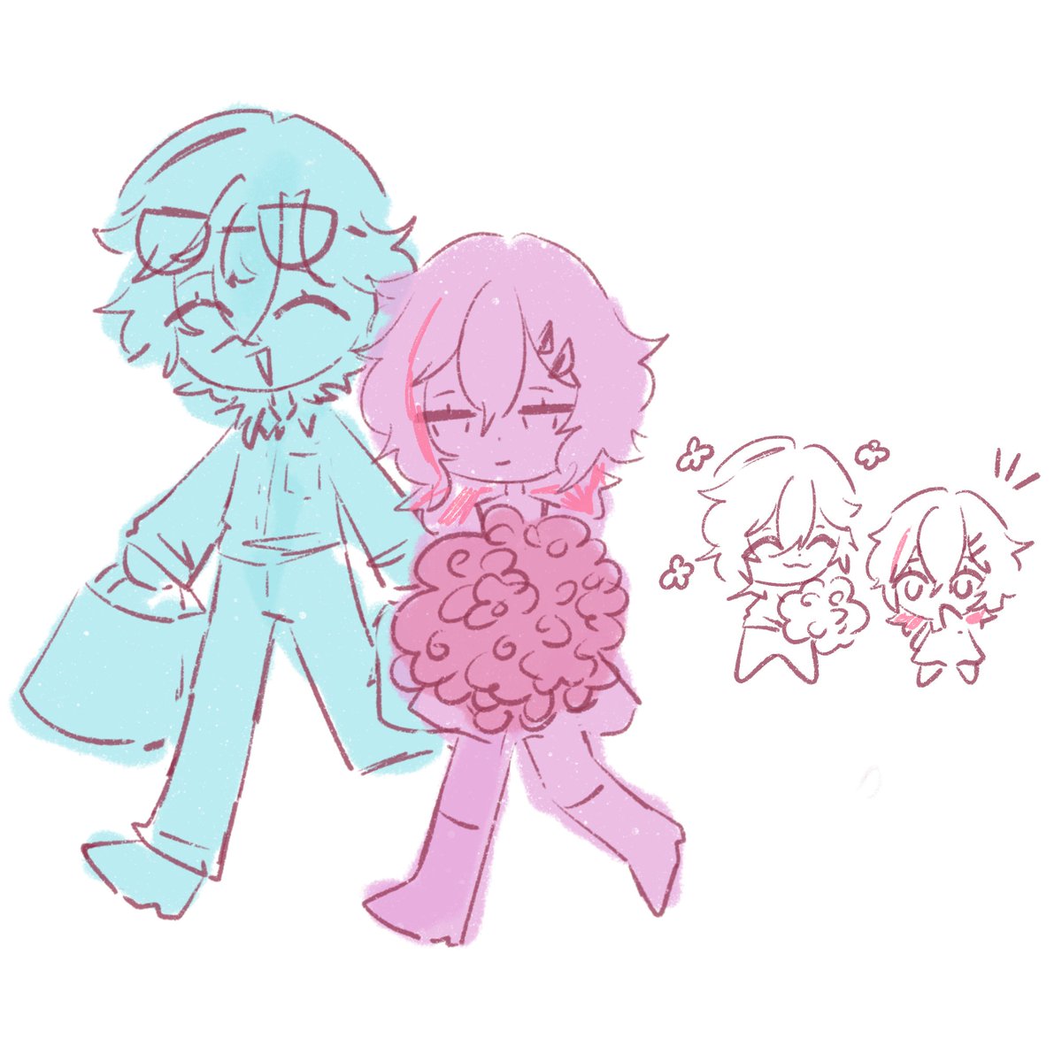 churinkisser's tweet photo. it's my birthday and I'm choosing to draw hetslop #avenpaz shopping date https://t.co/ESgMuVULJC