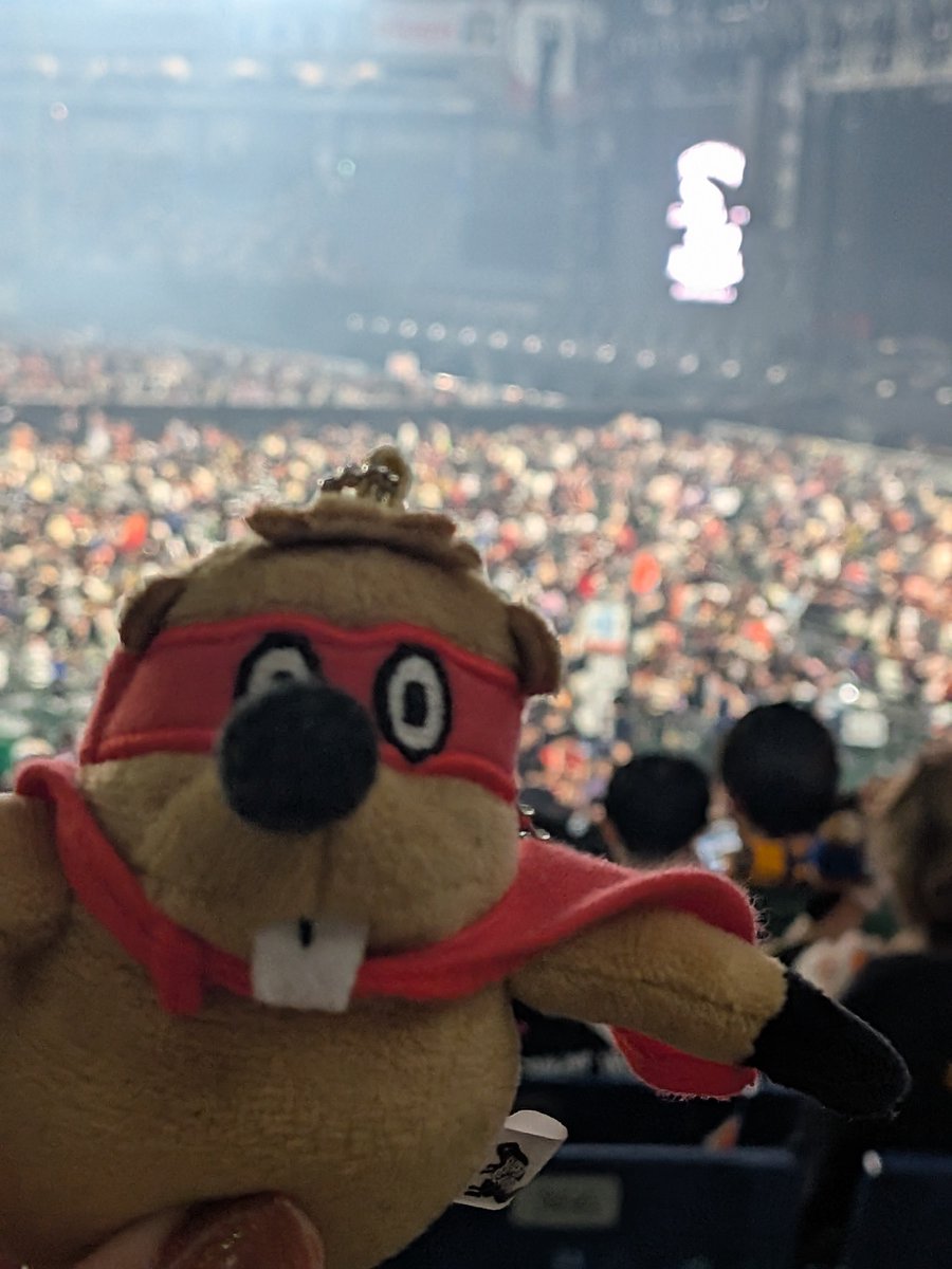 mykchain's tweet photo. 東京ドーム一緒に音楽できて楽しかった🦫
BEAVERの音楽に出会った時の事、コロナ禍の事、声を出せないライブの事、色んな��情が湧き上がりました😭

この瞬間を見届けられて、みんなと過ごせてシアワセです🦫
これからもよろしくお願いします!

#SUPERBEAVER
#東京ドーム https://t.co/lBBmGfdzoi