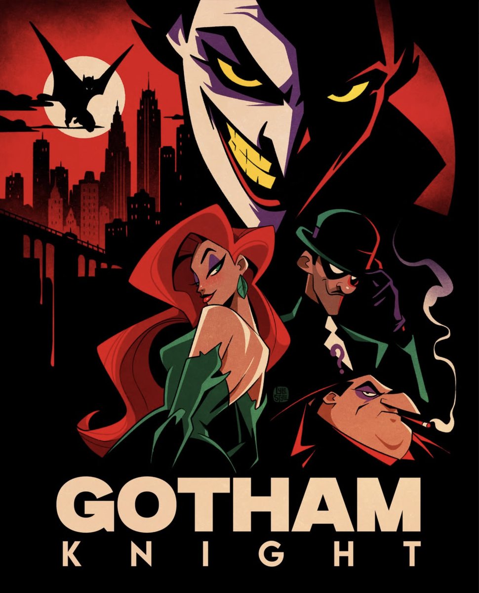 BatmanNotes's tweet photo. Gotham Knight by @Lyle_Cruse https://t.co/Suvni1WMZs