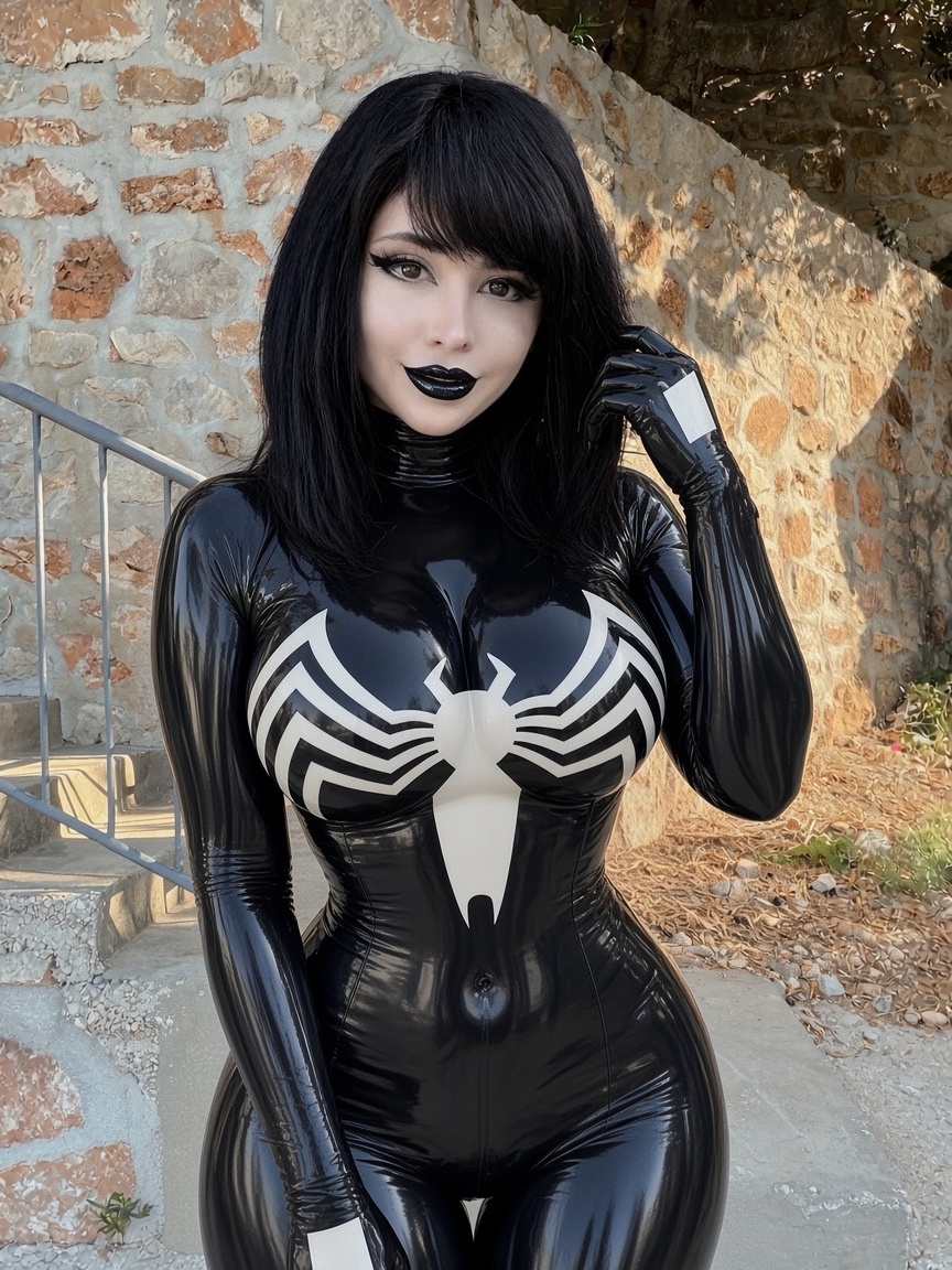 SymMommyPinky's tweet photo. Looks Like you've walked right into my trap~ Stare into my eyes and Just let yourself submit to the tight latex~ 

Become one with the symbiote~ Drop to your knees and beg mommy to let you join this wonderful family~ https://t.co/f8fHa8yVer