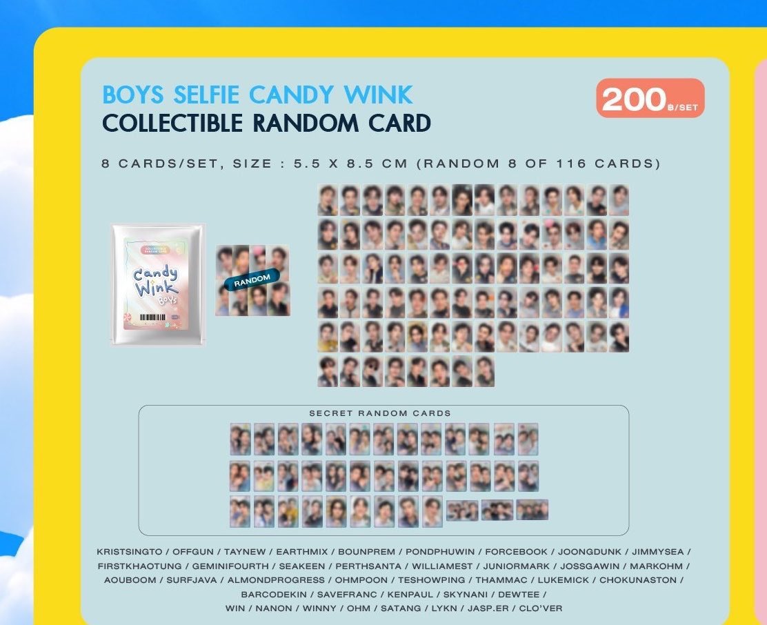 dearpeachhh's tweet photo. ✨ รับหิ้ว รอบพรี 10/10

♡ การ์ด Random Boys
♡ เหมา 30 ซอง
♡ 6,000 ฿

✖️ ไม่ได้คูปอง ✖️
📮 ems 50 / นัดรับ

🙌🏻 สั่งได้ทาง dm เลยค่ะ 

#GMMTVFANIVAL2026HappyFamily https://t.co/H2NA01VRAM