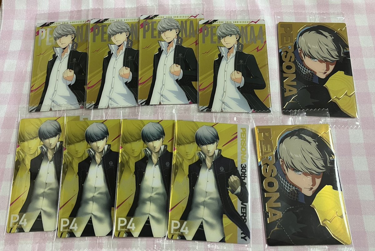 mushiba_a's tweet photo. @meltyheaven 初めまして。
検索から失礼いたします。
現在以下のP4カードを所持しております。
P5(No.28、No.15)と交換(SP↔SP同士、キャラクターカードはキャラクターカード同士）して頂く事は可能でしょうか？
下記のカード複数枚提供可能です！ https://t.co/jZwCbrB3KW